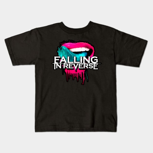 Reverse the Fall A Journey with Falling In Reverse Kids T-Shirt by Crazy Frog GREEN